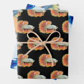 Betta Fish Wrapping Paper Sheets Geschenkpapier Set (Beispiel)