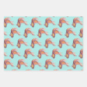Betta Fish Wrapping Paper Sheets Geschenkpapier Set (Vorderseite)