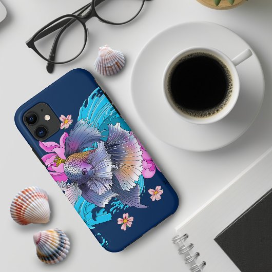 Betta Siamese Fighting Fish Case-Mate iPhone Hülle