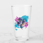 Betta Siamese Fighting Fish Glas (Vorderseite)