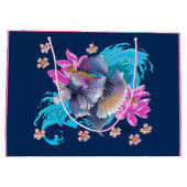 Betta Siamese Fighting Fish Große Geschenktüte (Rückseite)