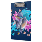 Betta Siamese Fighting Fish  Klemmbrett (Links)