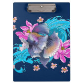 Betta Siamese Fighting Fish  Klemmbrett (Vorderseite)