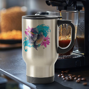 Betta Siamese Fighting Fish Reisebecher