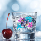 Betta Siamese Fighting Fish Schnapsglas