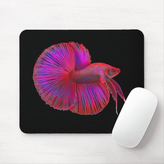 Betta siamesische kämpfende Fische Mousepad (Mit Mouse)