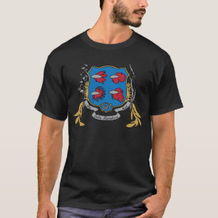 Betta Splendens Wappen T-Shirt