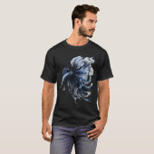 Betta Splendens Wasserfarben-Fisch T-Shirt (Vorne ganz)