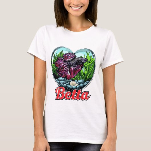 Betta-Squad — elegant, wild, unaufhaltsam. T-Shirt (Vorderseite)