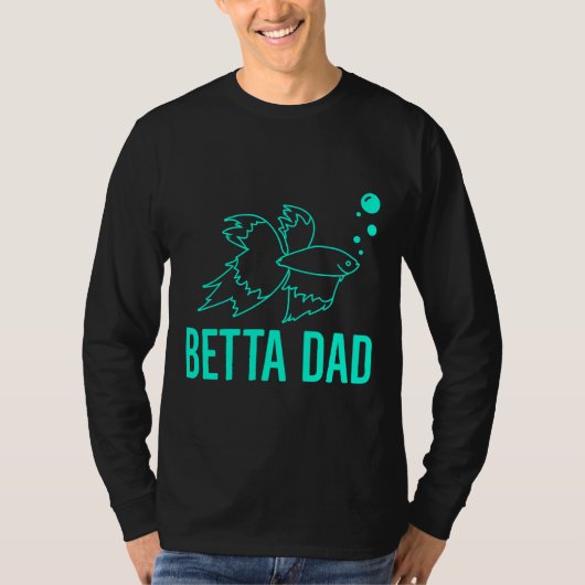 Betta Vater Betta Fish T-Shirt (Vorderseite)