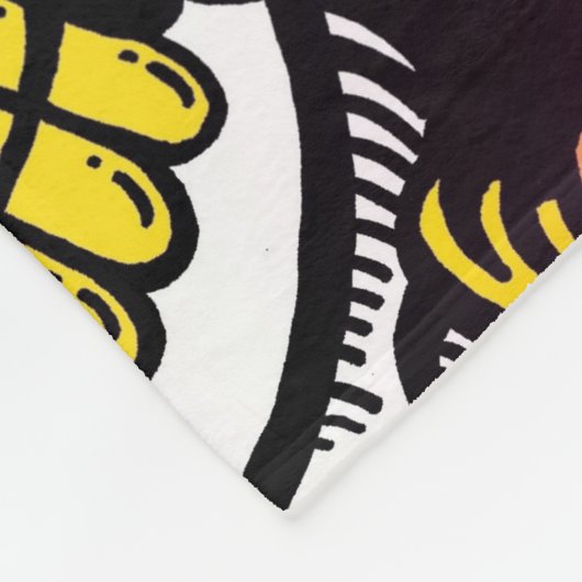 Bettdecke Fleecedecke (Ecke)