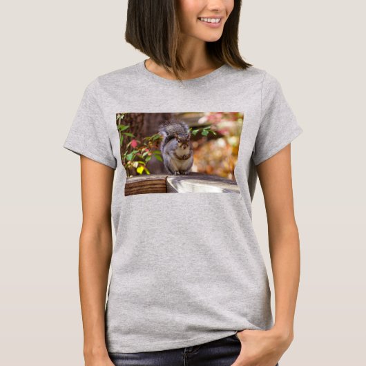 Bettelndes Eichhörnchen T-Shirt (Vorderseite)