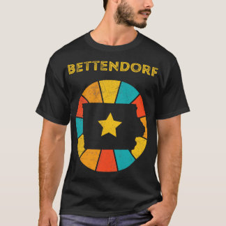 Bettendorf Iowa Vintag Distressed Souvenir 1 T-Shirt