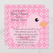Bettente in Rosa Einladung (Vorne/Hinten)