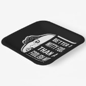 Better a Witty Fool Shakespeare Thespiate Pappteller (Gewinkelt)