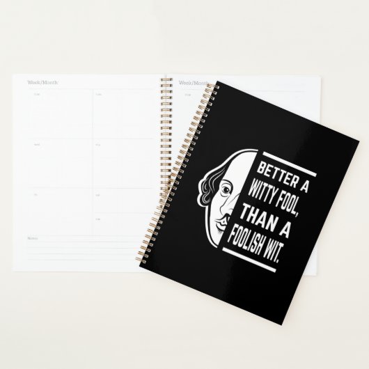 Better a Witty Fool Shakespeare Thespiate Planer (Anzeige)