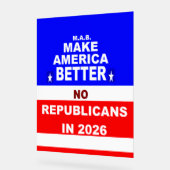 Better America Acrylschild (Winkel)