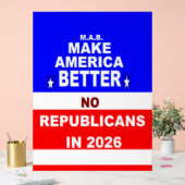 Better America Acrylschild (Hochzeit)