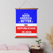 Better America Wandteppich Mit Holzrahmen (Schlafzimmer)