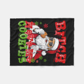 Better Have My Cookies Santa Claus Christmas Funny Fleecedecke (Vorderseite (Horizontal))