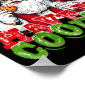 Better Have My Cookies Santa Claus Christmas Funny Poster (Ecke)