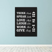 Better Human Behavior Canvas Print Leinwanddruck (Insitu (Holzboden))
