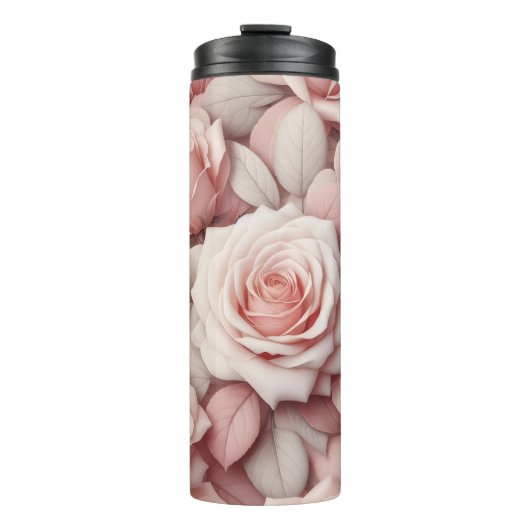 Better in Pink Roses Thermosbecher (Vorderseite)