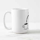 Better latte than never! white kaffeetasse (Links)