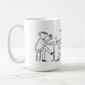 Better latte than never! white kaffeetasse (Links)