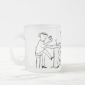 Better latte than never! white mattglastasse (Links)