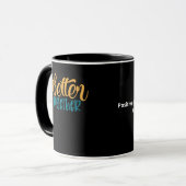 Better Off Together Quote Positive Minimal Design Tasse (Vorderseite Links)