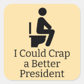 Better President Sticker (Vorderseite)