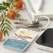 Better Than Bacon Father's Day Acrylic Award Schlüsselanhänger (Vorderseite rechts)