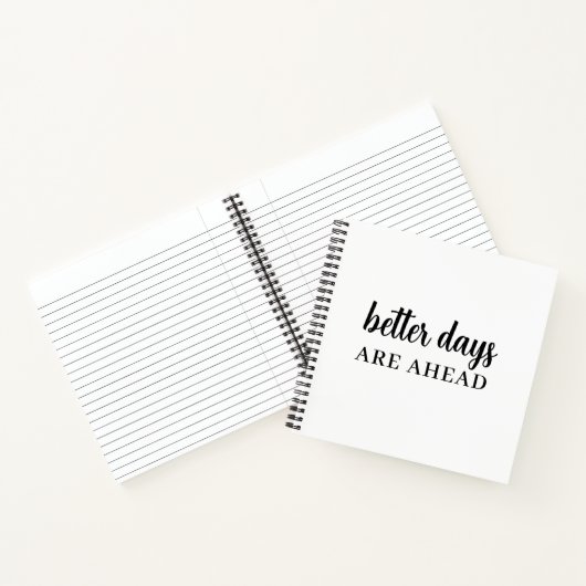 Better Things Are Coming Script Design Notizblock (Innenseite)