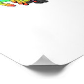 Better Together Black Clean Minimal Design  Poster (Ecke)