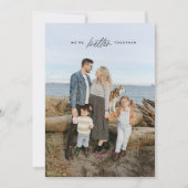 Better Together Christmas Card Einladung (Vorderseite)