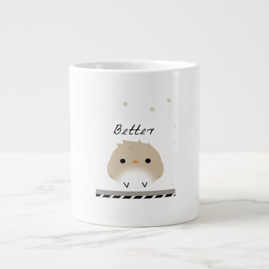 Better Together Clean Design  Jumbo-Tasse (Vorderseite)