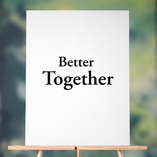 "Better Together" findet echte Freundschaft Acrylschild (Neutral)