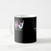 Better Together Friends Positive Quote Style  Kaffeetasse (Vorderseite Links)
