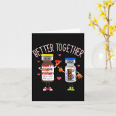 Better-together Haldol Ativan Icu Nurse Valentine' Karte (Gelbe Blume)