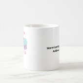 Better Together Love Heartfelt Design  Kaffeetasse (Mittel)