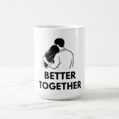 Better Together Minimal Couple Mug Kaffeetasse (Mittel)