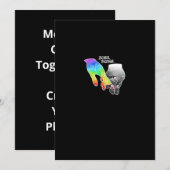 Better Together Minimal Design  Feiertagskarte (Vorne/Hinten)