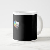 Better Together Minimal Design  Jumbo-Tasse (Vorderseite Rechts)