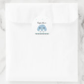 Better Together Minimal Design  Runder Aufkleber (Tasche)