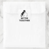 Better Together Minimal Sticker (Tasche)