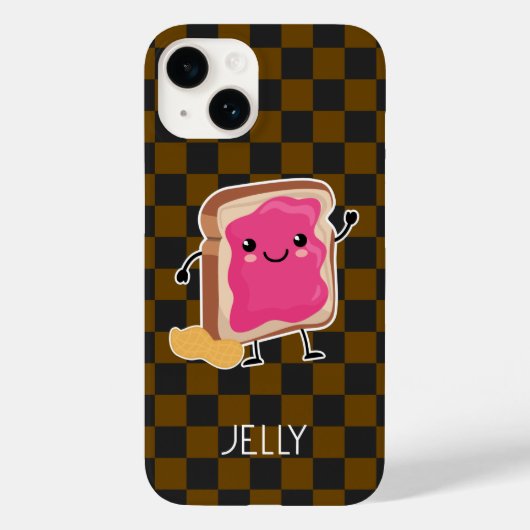 Better Together (PB & J): Jelly Case-Mate iPhone Hülle (Rückseite)
