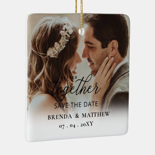 "Better Together Script"-Foto Keramikornament (Rechts)