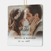  "Better Together Script"-Foto Keramikornament (Links)