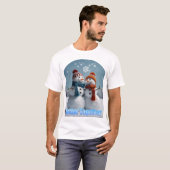 Better Together Snowmen: Chilly und dennoch charma T-Shirt (Vorne ganz)